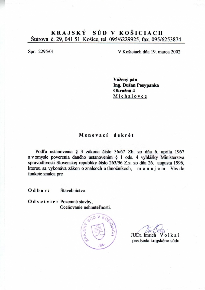 Osvedčenia a certifikáty - všetky